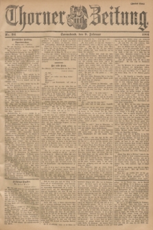 Thorner Zeitung. 1901, Nr. 34 (9 Februar) - Zweites Blatt