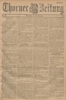 Thorner Zeitung. 1901, Nr. 37 (13 Februar) - Zweites Blatt