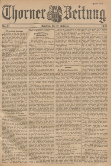Thorner Zeitung. 1901, Nr. 41 (17 Februar) - Zweites Blatt