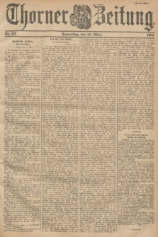 Thorner Zeitung. 1901, Nr. 62 (14 März) - Zweites Blatt