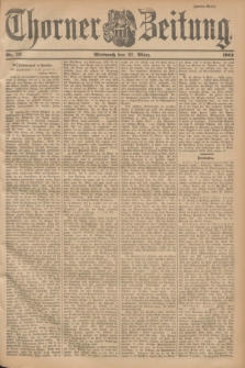 Thorner Zeitung. 1901, Nr. 73 (27 März) - Zweites Blatt