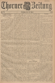 Thorner Zeitung. 1901, Nr. 88 (16 April) - Zweites Blatt