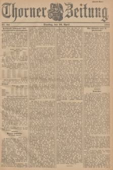 Thorner Zeitung. 1901, Nr. 94 (23 April) - Zweites Blatt