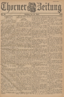 Thorner Zeitung. 1901, Nr. 99 (28 April) - Zweites Blatt