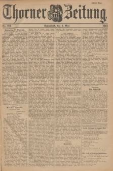 Thorner Zeitung. 1901, Nr. 104 (4 Mai) - Zweites Blatt