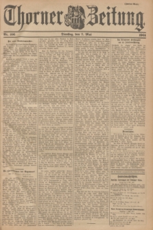 Thorner Zeitung. 1901, Nr. 106 (7 Mai) - Zweites Blatt
