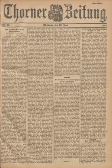 Thorner Zeitung. 1901, Nr. 141 (19 Juni) - Zweites Blatt