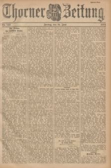 Thorner Zeitung. 1901, Nr. 143 (21 Juni) - Zweites Blatt