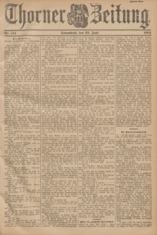 Thorner Zeitung. 1901, Nr. 144 (22 Juni) - Zweites Blatt