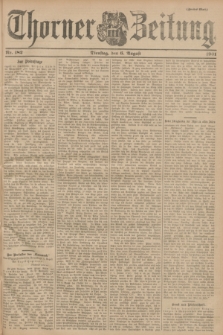 Thorner Zeitung. 1901, Nr. 182 (6 August) - Zweites Blatt