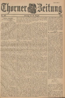 Thorner Zeitung. 1901, Nr. 191 (16 August) - Zweites Blatt