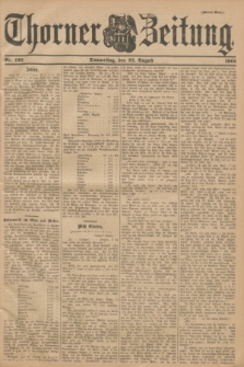 Thorner Zeitung. 1901, Nr. 196 (22 August) - Zweites Blatt
