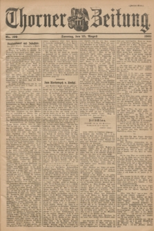 Thorner Zeitung. 1901, Nr. 199 (25 August) - Zweites Blatt