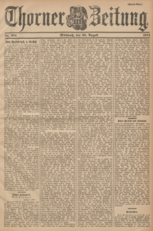 Thorner Zeitung. 1901, Nr. 201 (28 August) - Zweites Blatt