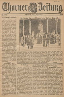 Thorner Zeitung. 1901, Nr. 207 (4 September) - Zweites Blatt