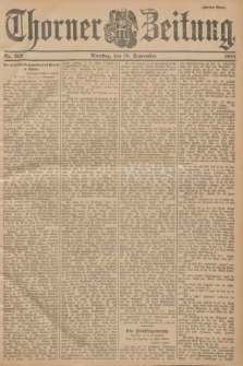 Thorner Zeitung. 1901, Nr. 212 (10 September) - Zweites Blatt