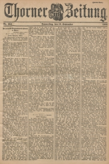 Thorner Zeitung. 1901, Nr. 214 (12 September) - Zweites Blatt