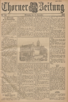Thorner Zeitung. 1901, Nr. 219 (18 September) - Zweites Blatt