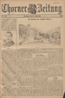 Thorner Zeitung. 1901, Nr. 265 (10 November) - Zweites Blatt