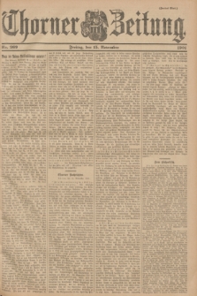 Thorner Zeitung. 1901, Nr. 269 (15 November) - Zweites Blatt