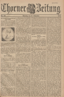 Thorner Zeitung. 1901, Nr. 271 (17 November) - Zweites Blatt