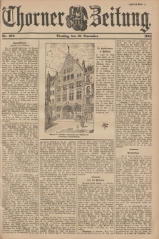 Thorner Zeitung. 1901, Nr. 272 (19 November) - Zweites Blatt