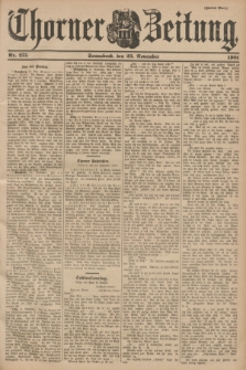 Thorner Zeitung. 1901, Nr. 275 (23 November) - Zweites Blatt