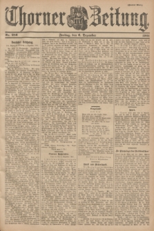 Thorner Zeitung. 1901, Nr. 286 (6 Dezember) - Zweites Blatt