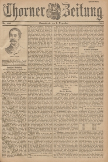 Thorner Zeitung. 1901, Nr. 287 (7 Dezember) - Zweites Blatt