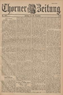Thorner Zeitung. 1901, Nr. 298 (20 Dezember) - Zweites Blatt