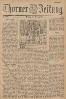 Thorner Zeitung. 1901, Nr. 304 (29 Dezember) - Zweites Blatt