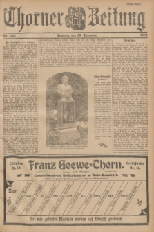 Thorner Zeitung. 1901, Nr. 294 (15 Dezember) - Drittes Blatt