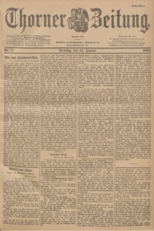 Thorner Zeitung : Begründet 1760. 1902, Nr. 11 (14 Januar) - Erstes Blatt