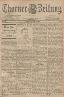 Thorner Zeitung : Begründet 1760. 1902, Nr. 20 (24 Januar) - Erstes Blatt