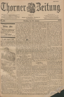 Thorner Zeitung : Begründet 1760. 1902, Nr. 23 (28 Januar) - Erstes Blatt