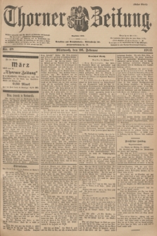 Thorner Zeitung : Begründet 1760. 1902, Nr. 48 (26 Februar) - Erstes Blatt