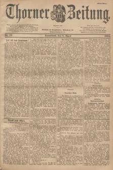Thorner Zeitung : Begründet 1760. 1902, Nr. 79 (5 April) - Erstes Blatt