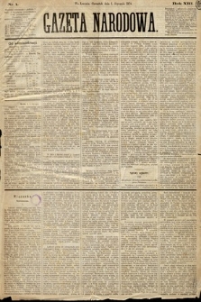 Gazeta Narodowa. 1874, nr 1