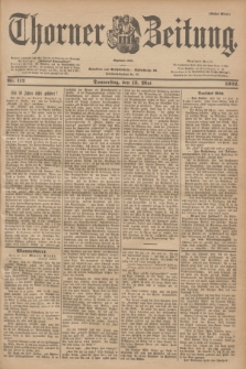 Thorner Zeitung : Begründet 1760. 1902, Nr. 112 (15 Mai) - Erstes Blatt