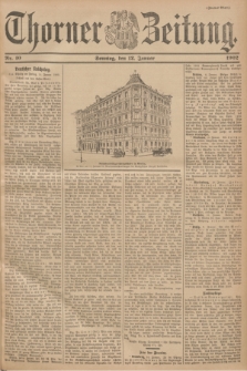 Thorner Zeitung. 1902, Nr. 10 (12 Januar) - Zweites Blatt