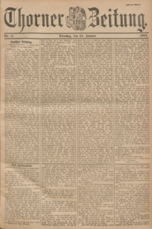 Thorner Zeitung. 1902, Nr. 11 (14 Januar) - Zweites Blatt