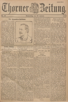 Thorner Zeitung. 1902, Nr. 13 (16 Januar) - Zweites Blatt