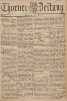 Thorner Zeitung. 1902, Nr. 15 (18 Januar) - Zweites Blatt