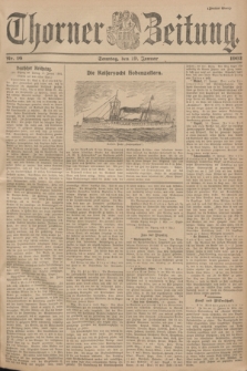 Thorner Zeitung. 1902, Nr. 16 (19 Januar) - Zweites Blatt