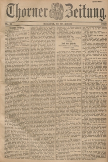 Thorner Zeitung. 1902, Nr. 21 (25 Januar) - Zweites Blatt