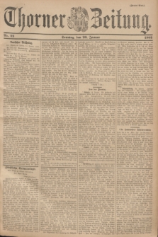Thorner Zeitung. 1902, Nr. 22 (26 Januar) - Zweites Blatt