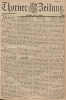 Thorner Zeitung. 1902, Nr. 24 (29 Januar) - Zweites Blatt