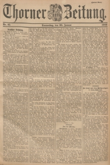 Thorner Zeitung. 1902, Nr. 25 (30 Januar) - Zweites Blatt