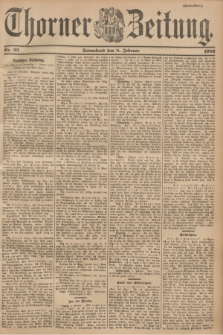 Thorner Zeitung. 1902, Nr. 33 (8 Februar) - Zweites Blatt
