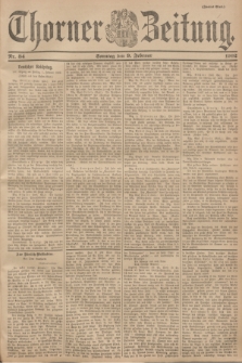 Thorner Zeitung. 1902, Nr. 34 (9 Februar) - Zweites Blatt